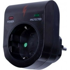 Geyer Μονή Εξωτερική Πρίζα Ρεύματος Ασφαλείας Μαύρη PA-GE3A-01SD1