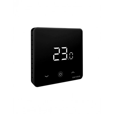 GEYER  Θερμοστάτης χώρου Wi-Fi πίτοιχος Μαύρο WiFi  thermostat 2 ΧΡΟΝΙΑ ΕΓΓΥΗΣΗ GS-THWH-B