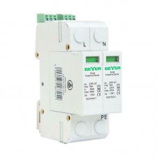 Geyer Αντικεραυνικό Πίνακα Τύπου T1 / T2 Διπολικό 1P+Ν 500759 