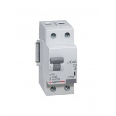 LEGRAND 2Ρ 40Α 30mA Ρελέ Διαφυγής Μονοφασικό (Διακόπτης διαρροής) RX3 402025