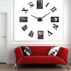 3D Ρολόι Τοίχου Do it Yourself Roman με κορνίζες ΖΗ017