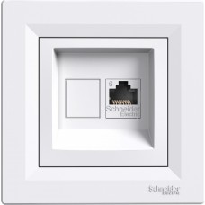 Asfora πρίζα πληροφορικής RJ45 cat6 U/UTP λευκό [EPH4700121]