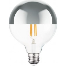 VK Lighting VK/05123/D/E/ST/W E27 G95 7W Θερμό Λευκό Filament Dimmable
