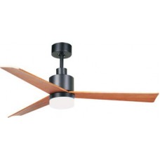 Zambelis Lights 19135 Ανεμιστήρας Οροφής 132cm με Φως και Τηλεχειριστήριο Καφέ