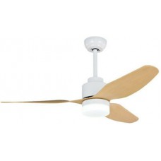 Zambelis Lights 19130 Ανεμιστήρας Οροφής 120cm με Φως και Τηλεχειριστήριο Μπεζ