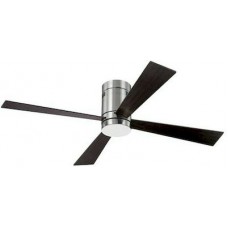 Zambelis Lights 19138 Ανεμιστήρας Οροφής 124cm με Φως και Τηλεχειριστήριο Μαύρος