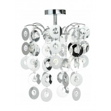 Aca Πολυέλαιος 1xE27 Ασημί SF171411C