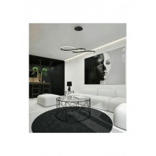 Atman Girona Μοντέρνο Κρεμαστό Φωτιστικό με Ενσωματωμένο LED σε Μαύρο Χρώμα LEG-22002 BL