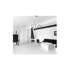 Atman Leggenda Ibiza Μοντέρνο Κρεμαστό Φωτιστικό με Ενσωματωμένο LED σε Μαύρο Χρώμα LEG-6014-BL 