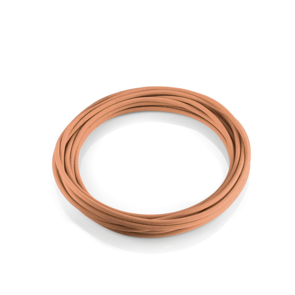 Ideal Lux CAVO TESSUTO 05M RAME 301655 – Υφασμάτινο Καλώδιο Φωτιστικού 5 Μέτρων