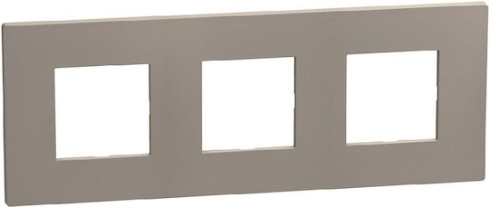 BTicino Light Now Πλαίσιο 2+2+2 Στοιχείων Stone YA4802M3GG