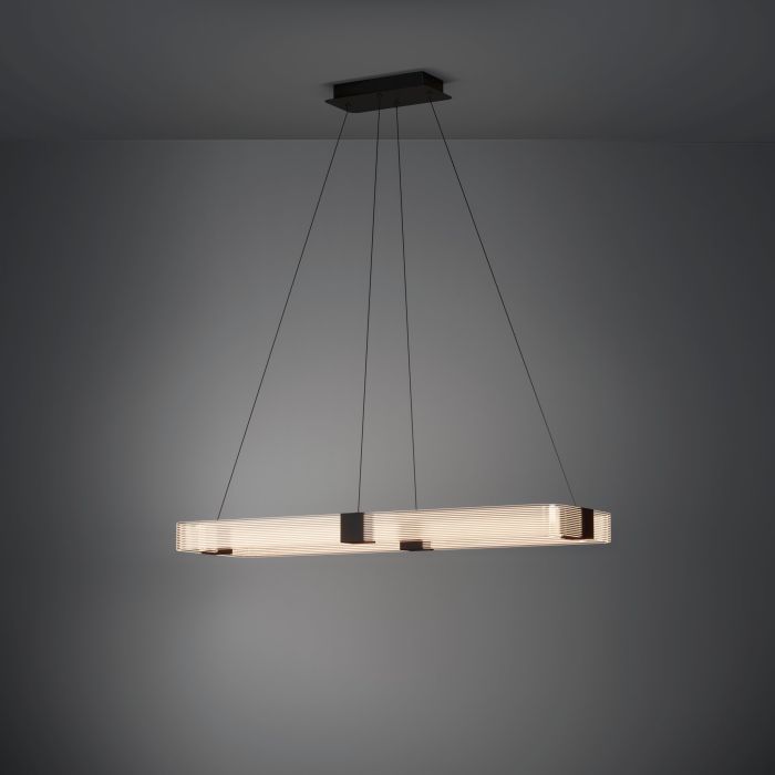 Eglo Mogetonello 39909 Κρεμαστό Φωτιστικό LED με Θερμό Λευκό Φως Μαύρο 100x150x150εκ.