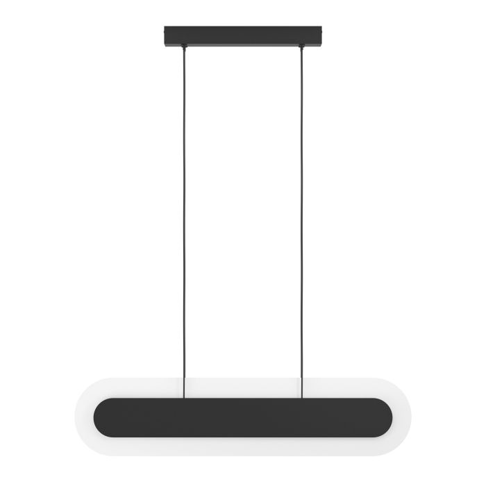 Eglo Fabriano 390013 Κρεμαστό Φωτιστικό LED με Θερμό Λευκό Φως Ράγα Μαύρο 86x150x150εκ. - second view