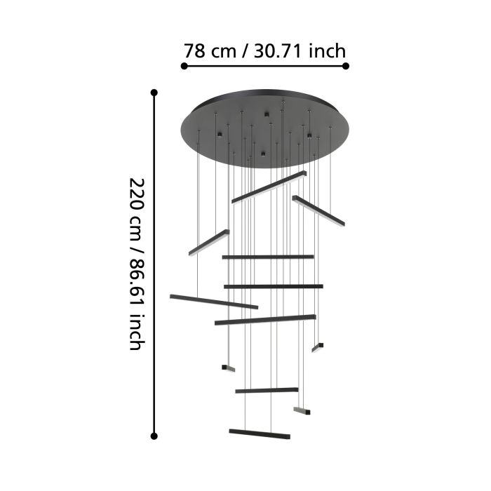 Eglo Lindoza 390351 Κρεμαστό Φωτιστικό - μικρογραφία 4