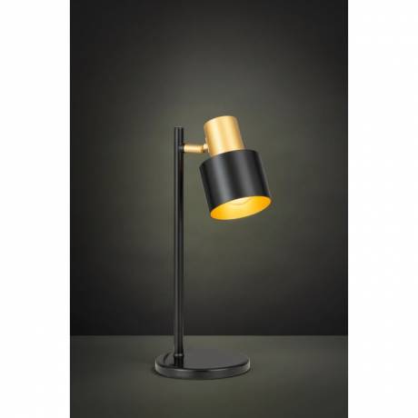 EGLO ΕΠΙΤΡΑΠΕΖΙΟ ΦΩΤΙΣΤΙΚΟ 1 E27 ΜΑΥΡΟ/ΧΡΥΣΟ ‘FIUMARA’ 79375