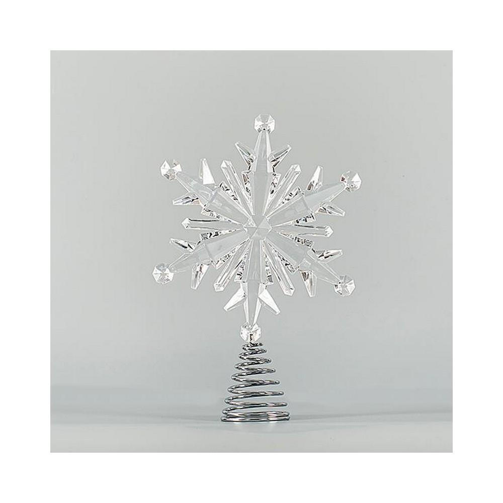 EUROLAMP ΧΙΟΝΟΝΙΦΑΔΑ ΑΚΡΥΛΙΚΗ, ΚΟΡΥΦΗ ΔΕΝΤΡΟΥ, ΔΙΑΦΑΝΗ, 21x30,5cm 600-44679