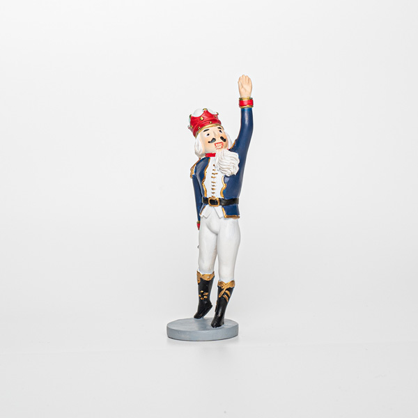 Eurolamp  Χριστουγεννιάτικοι Καρυοθραύστες από πολυρητίνη σε 2 σχέδια. Διαστάσεις: 5x4x14cm. Χρώμα: Χρωματιστό/Multi.  600-45828    - second view