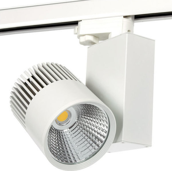 VK Lighting Μονό Σποτ με Ενσωματωμένο LED και Θερμό Φως σε Λευκό Χρώμα VK/04021/W/W/36