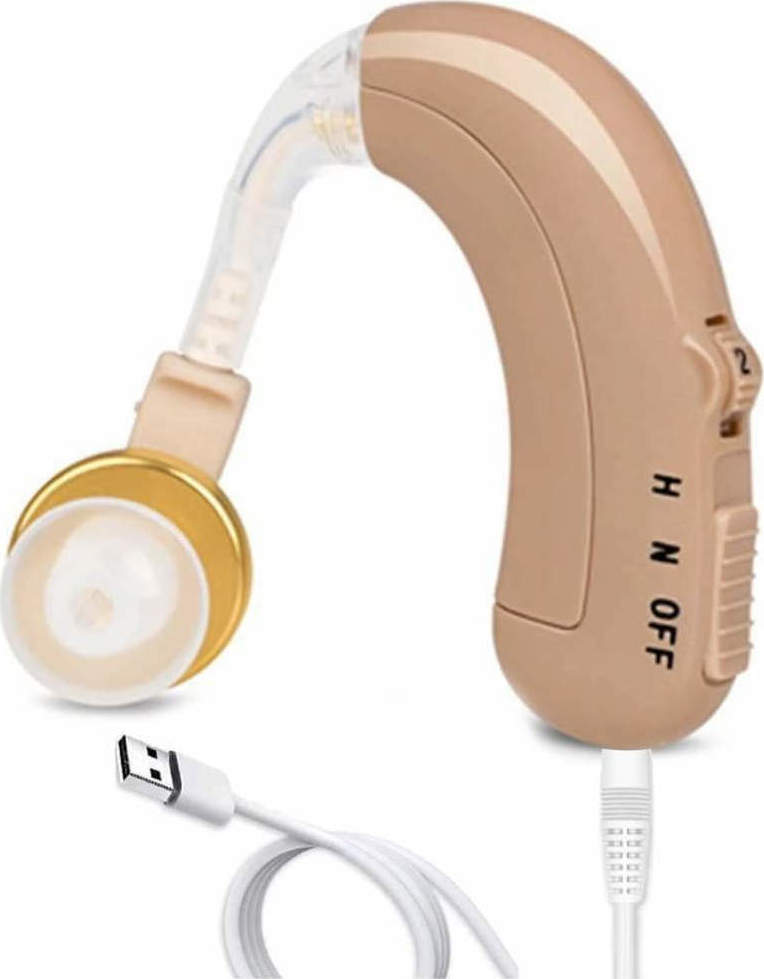 Επαναφορτιζόμενο Ακουστικό Ενίσχυσης Ακοής &amp; Βοήθημα Βαρηκοΐας C-109