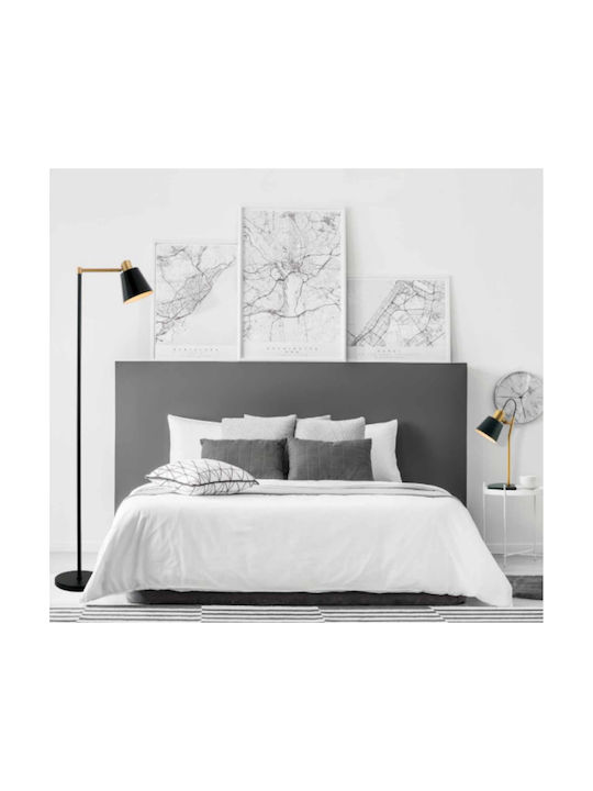 Zambelis Lights Vintage Φωτιστικό Δαπέδου Υ159xΜ25εκ. με Ντουί για Λαμπτήρα E27 σε Μαύρο Χρώμα 20216