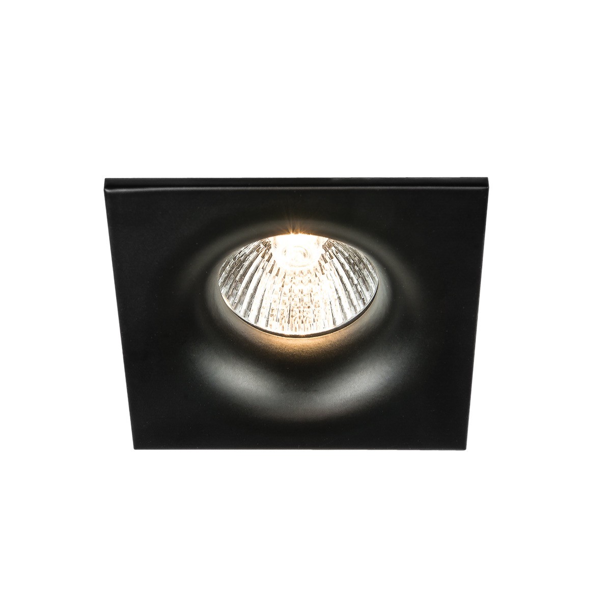 Σποτ τετράγωνο, σταθερό, MR16, 12V, GU5.3, Max 35W, IP65, 8.5x8.5x3.5cm, μαύρο VK/03197/B 