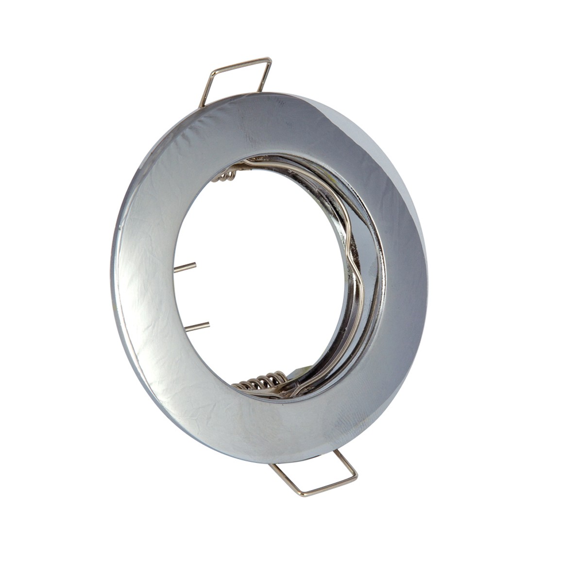 VK Lighting VK/03009G/C Σποτ χρωμέ στρογγυλό σταθερό GU10 240V Max35w IP20 ø7.7x2.5cm 64173-025121 - second view