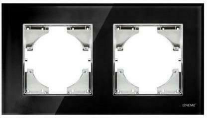 ΠΛΑΙΣΙΟ ΔΙΠΛΟ ΟΡΙΖΟΝΤΙΟ ΜΑΥΡΟ Hseries 50-00122-2 LINEME