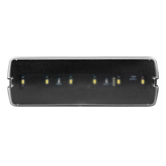 LE-D3B LED Φωτιστικό ασφαλείας 1W 6500K 100lm 239x80mm μαύρο GEYER - Κύρια εικόνα