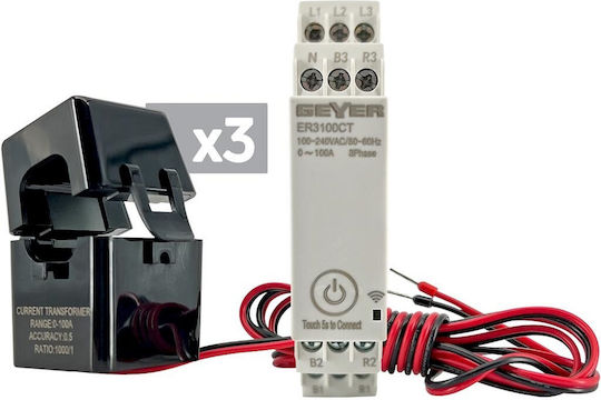 Geyer Αναλυτής Ενέργειας Ηλεκτρολογικού Πίνακα ER3100CT - second view