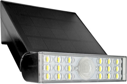 Geyer Επιτοίχιο Ηλιακό Φωτιστικό 4W 600lm με Ψυχρό Λευκό Φως 6500K IP65 LSL-04D