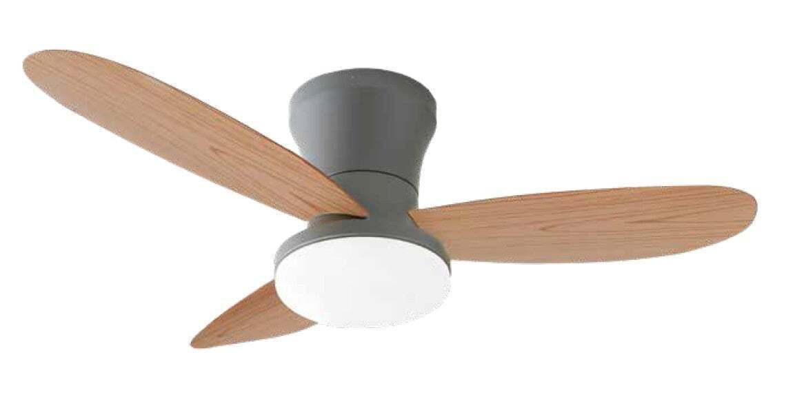 Inlight Ανεμιστήρας Οροφής 89cm με Φως και Τηλεχειριστήριο Γκρι 102001030
