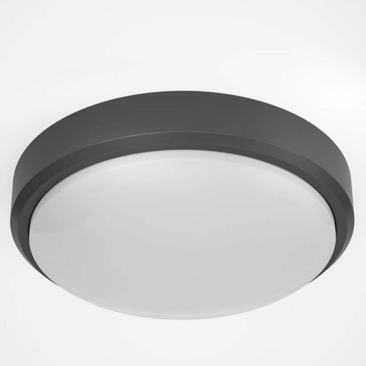 Inlight Echo Στεγανό Πλαφονιέρα Οροφής Εξωτερικού Χώρου με Ενσωματωμένο LED σε Μαύρο Χρώμα 80300240