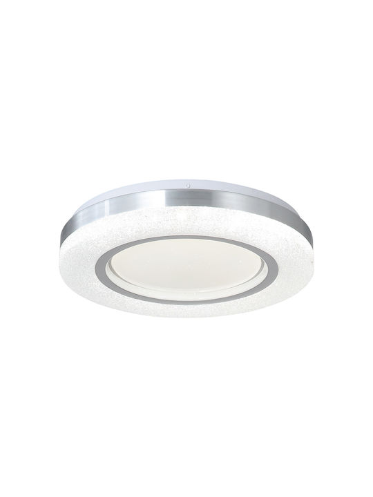 Inlight 72w 3cct Πλαφονιέρα Οροφής 50εκ. Λευκή με Ενσωματωμένο LED (42016-Α)