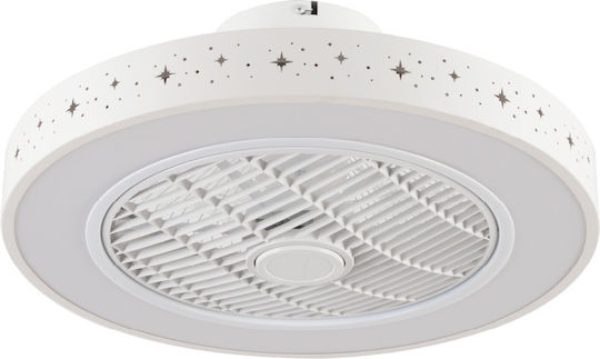 Inlight Almanor Πλαφονιέρα 50cm με Φως Λευκή 101000410