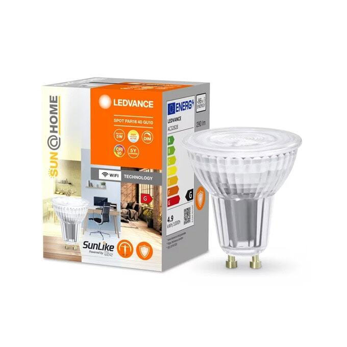 Ledvance Smart Λάμπα LED 4.9W για Ντουί GU10 και Σχήμα PAR16 Ρυθμιζόμενο Λευκό 268lm Dimmable 4058075575776