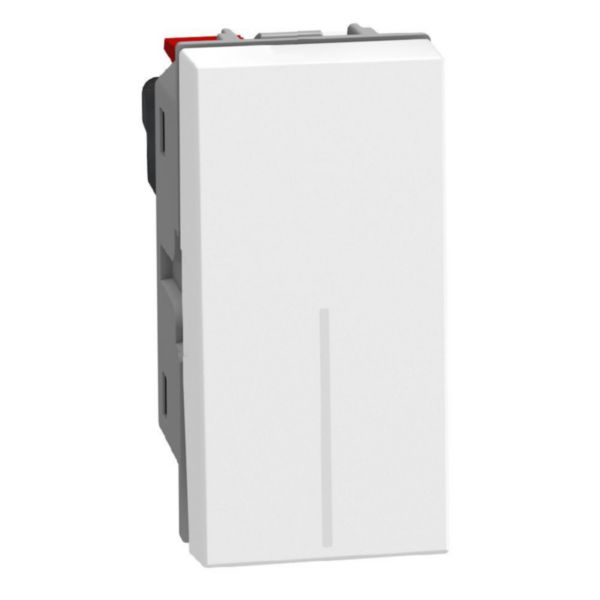 Διακόπτης Απλός Αυτόματοι Ακροδέκτες 10Α1 Στοιxείου White Light Now