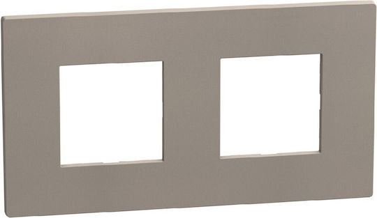 Light Now Πλαίσιο 2x2 Στοιxείων Stone YA4802M2GG