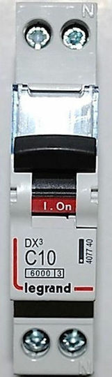 LEGRAND DX3 ΑΥΤΟΜΑΤΗ ΑΣΦΑΛΕΙΑ 6kA 1Ρ+Ν C10Α 1ΣΤ -  (407740) - second view