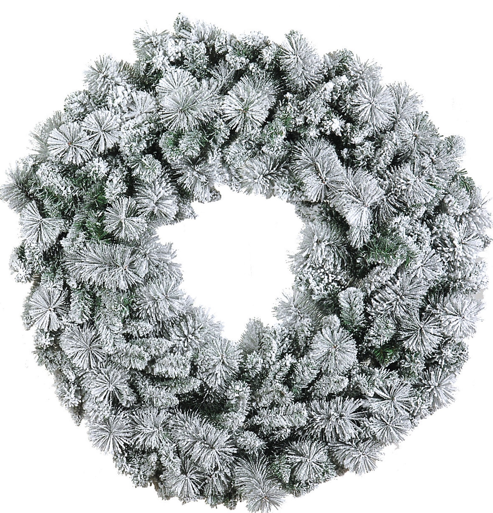 LIANOS Χιονισμένο Χριστουγεννιάτικο Στεφάνι Ø 75cm  224350