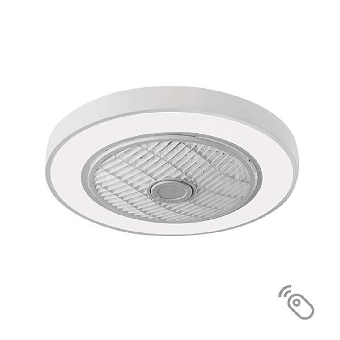 Lineme Marin Ανεμιστήρας Οροφής 50cm με Φως και Τηλεχειριστήριο Λευκός 02-00165