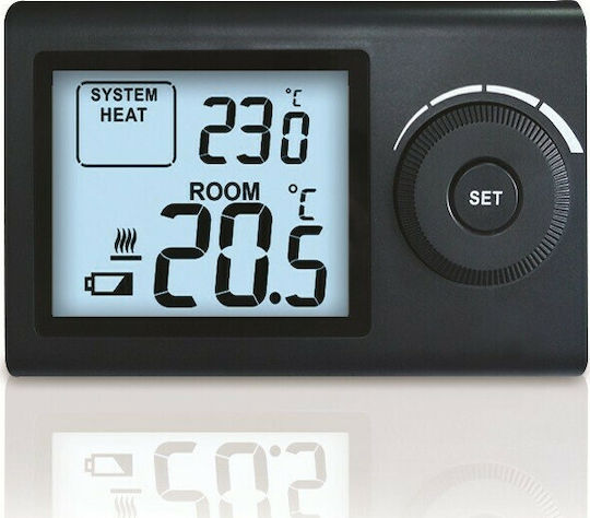 ΘΕΡΜΟΣΤΑΤΗΣ ΨΗΦΙΑΚΟΣ ΜΕ ΟΘΟΝΗ ΜΑΥΡΟΣ ΕΠΙΤΟΙΧΟΣ LINEME 11-00127-2