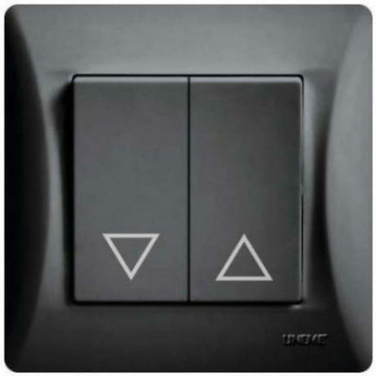 LINEME ΔΙΑΚΟΠΤΗΣ ΡΟΛΩΝ ΜΑΥΡΟ Hseries 50-00109-2 - Κύρια εικόνα