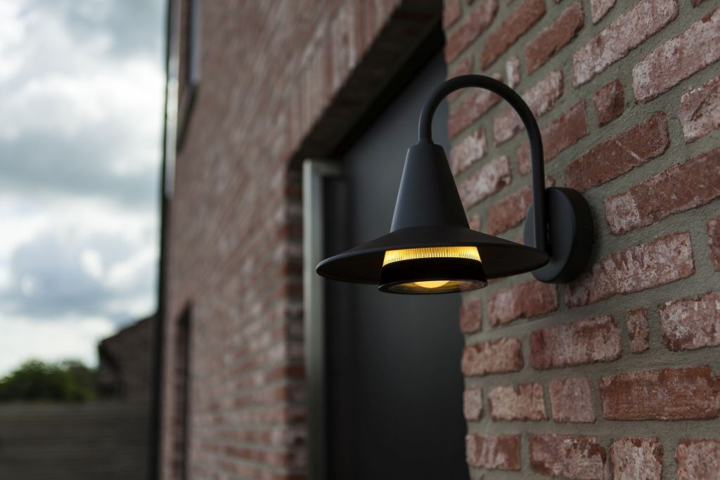 LUTEC ΑΠΛΙΚΑ ΤΟΙΧΟΥ LED ΕΞΩΤΕΡΙΚΟΥ ΧΩΡΟΥ ΜΑΥΡΗ SWAN 5213901012  - second view