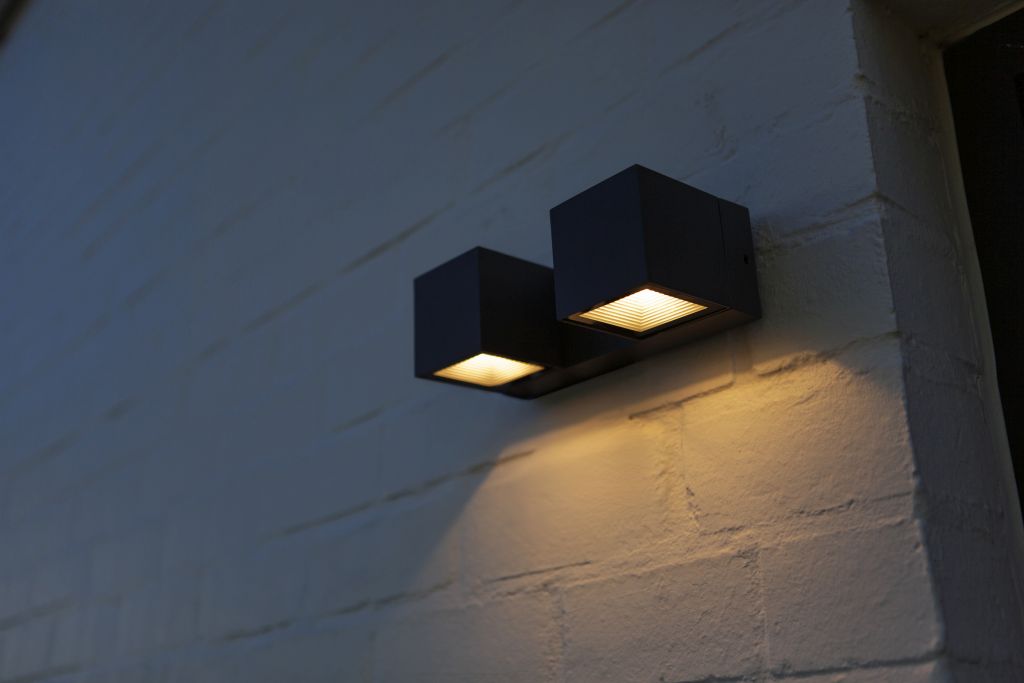 LUTEC εξωτερικό φωτιστικό τοίχου LED FARI σε σκούρο γκρι 5117401118 - second view