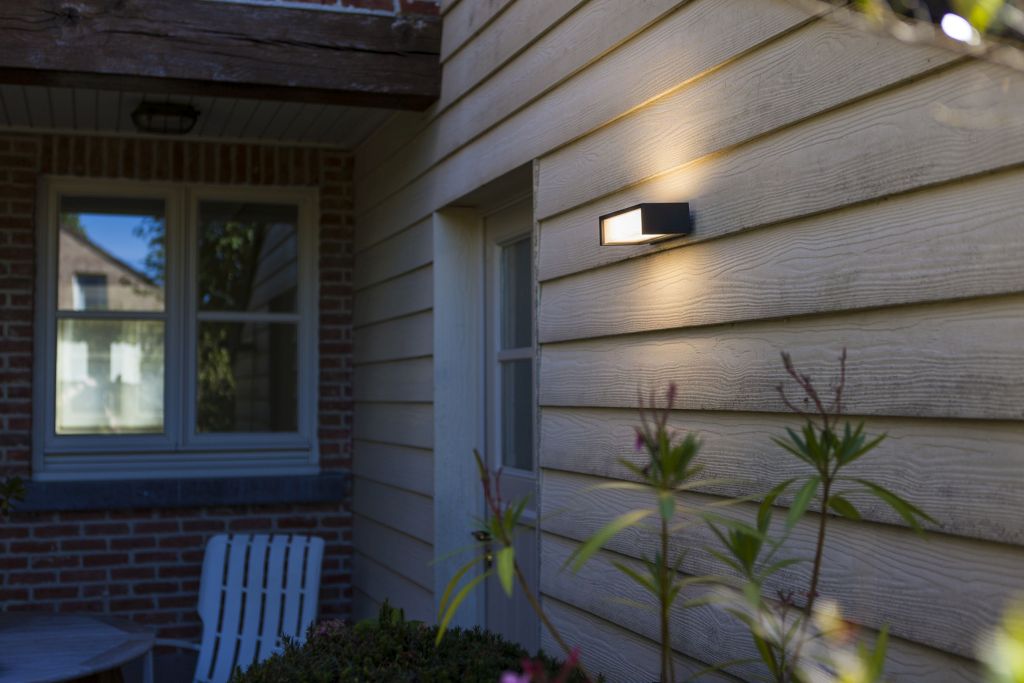 LUTEC ηλιακό φωτιστικό τοίχου LED TELIS σε σκούρο γκρι 6929701335 - second view