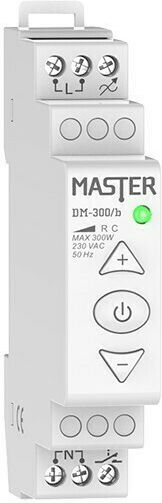 MASTER ELECTRIC DIMMER ΡΑΓΑΣ LED 1 Module 230VAC/300W DM-300/b