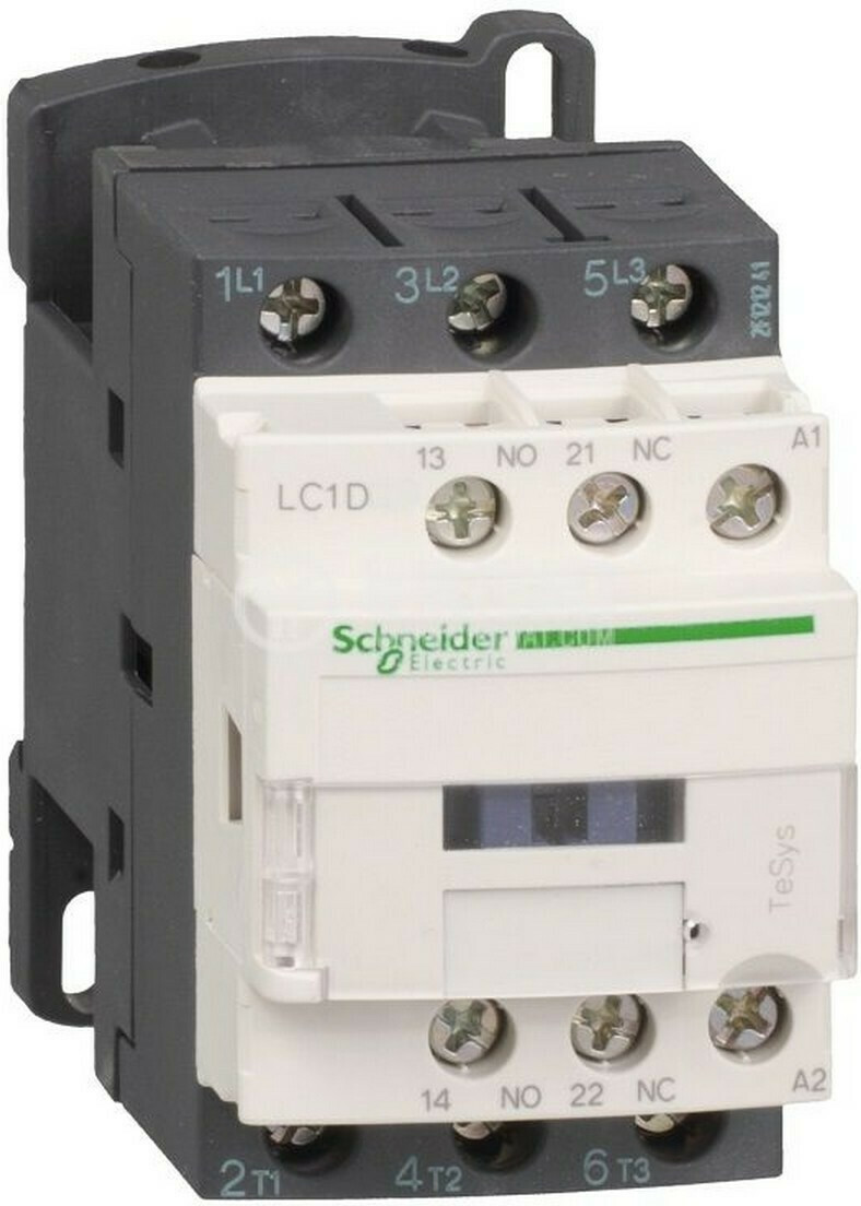 Schneider Electric TeSys D Βιομηχανικό Ρελέ Ισχύος 3 επαφών 24V LC1D12B5