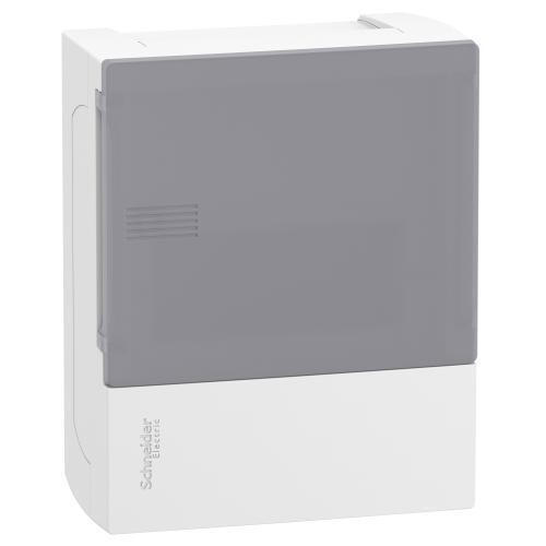 Πίνακας Επίτοιχος Schneider Mini Pragma   1Χ6 (6Μ) με ημιδιαφανή πόρτα MIP12106T 
