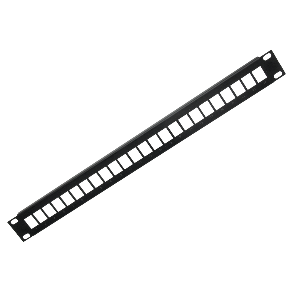 TELEVES, Patch Panel 19" 1U για έως 24 υποδοχές RJ45. 533151