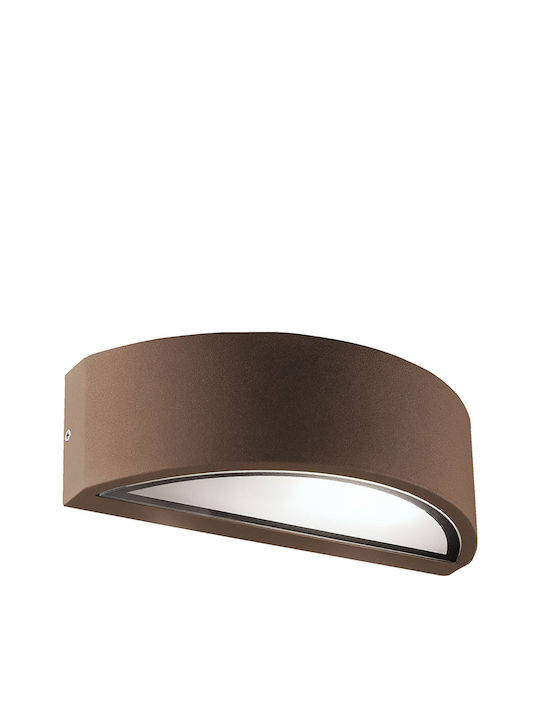 Viokef Rhodes Επιτοίχια Εξωτερική Πλαφονιέρα E27 IP44 Διπλής Δέσμης 26x80εκ. 4100702